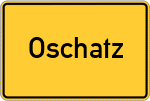 Place name sign Oschatz