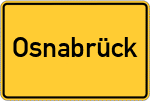 Place name sign Osnabrück