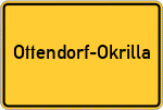 Place name sign Ottendorf-Okrilla