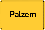 Place name sign Palzem