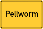 Place name sign Pellworm