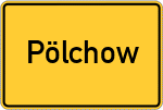 Place name sign Pölchow