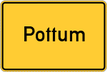 Place name sign Pottum