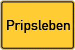 Place name sign Pripsleben