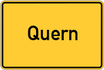 Place name sign Quern