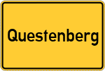 Place name sign Questenberg