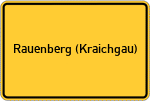 Place name sign Rauenberg (Kraichgau)