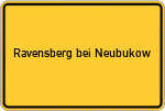 Place name sign Ravensberg bei Neubukow