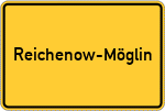 Place name sign Reichenow-Möglin