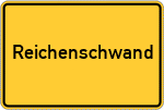 Place name sign Reichenschwand