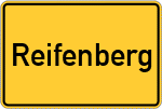 Place name sign Reifenberg, Pfalz