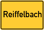 Place name sign Reiffelbach