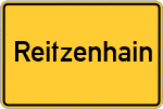 Place name sign Reitzenhain, Taunus