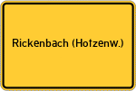 Place name sign Rickenbach (Hotzenw.)