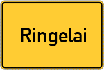 Place name sign Ringelai
