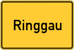 Place name sign Ringgau
