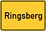Place name sign Ringsberg