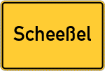 Place name sign Scheeßel