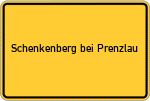 Place name sign Schenkenberg bei Prenzlau