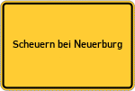 Place name sign Scheuern bei Neuerburg