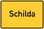 Place name sign Schilda