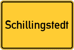 Place name sign Schillingstedt