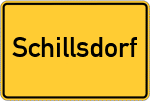 Place name sign Schillsdorf