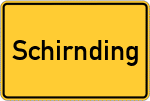 Place name sign Schirnding