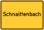 Place name sign Schnaittenbach