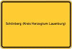 Place name sign Schönberg (Kreis Herzogtum Lauenburg)