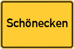 Place name sign Schönecken
