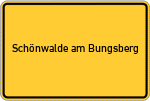 Place name sign Schönwalde am Bungsberg