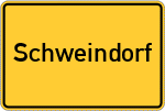Place name sign Schweindorf, Harlingerland