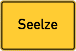 Place name sign Seelze