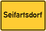 Place name sign Seifartsdorf