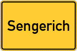 Place name sign Sengerich