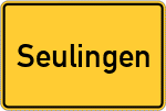Place name sign Seulingen