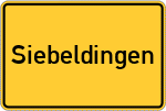 Place name sign Siebeldingen