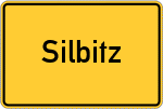 Place name sign Silbitz