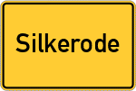 Place name sign Silkerode