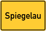 Place name sign Spiegelau