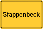 Place name sign Stappenbeck
