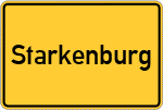 Place name sign Starkenburg