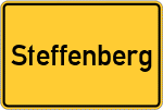 Place name sign Steffenberg