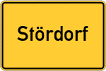 Place name sign Stördorf