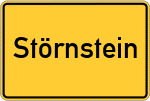 Place name sign Störnstein