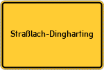 Place name sign Straßlach-Dingharting