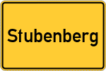 Place name sign Stubenberg, Niederbayern