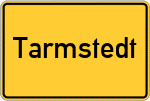 Place name sign Tarmstedt