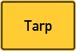 Place name sign Tarp